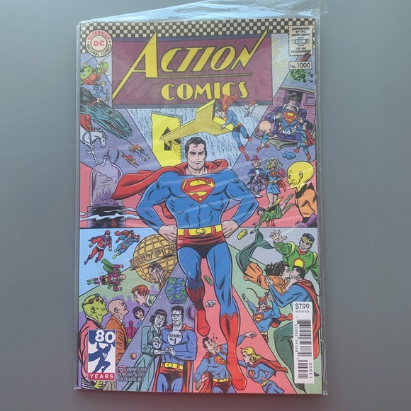 (C40) DC Comics ACTION COMICS #1000 Superman Michael Allred 1960's cover - Picture 1 of 10